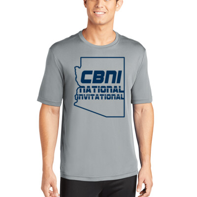 Silver CBNI Adult Size Drifit Shirt Thumbnail