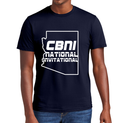 Navy Unisex CBNI Adult Cotton T-shirt Thumbnail
