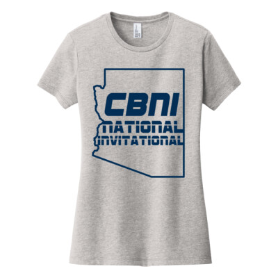 Heather Grey Ladies CBNI Cotton T-shirt Thumbnail
